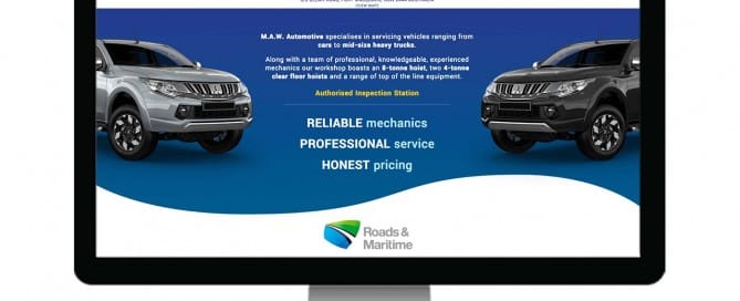 Advantage iT Solutions Web Portfolio - M.A.W. Automotive